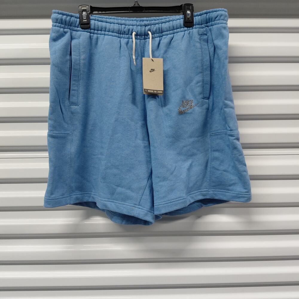 Nike Mens Sweat Shorts XXL Blue Knee Length Sportswear Athleisure Lounge Casual